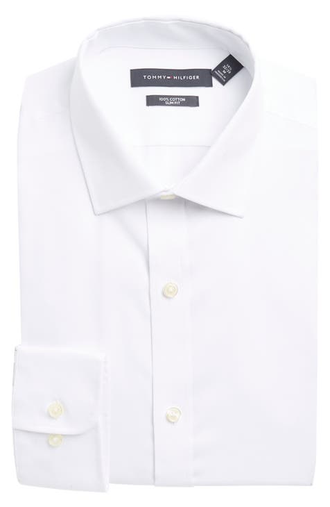 Michael Kors 2ply Stretch Twill Slim Fit Shirt - Business shirts