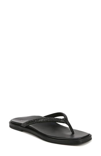 Vionic Vista Shine Flip Flop In Black