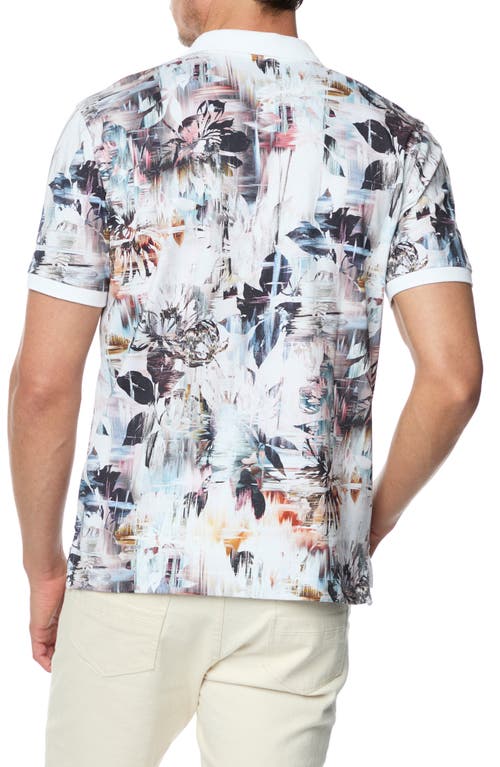 Shop Robert Graham Iver Print Polo In White