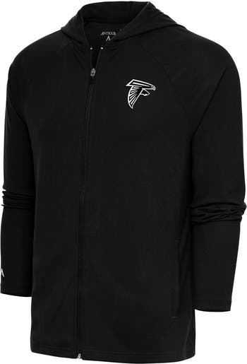 ANTIGUA Men's Antigua Black Atlanta Falcons Metallic Logo Legacy Full ...