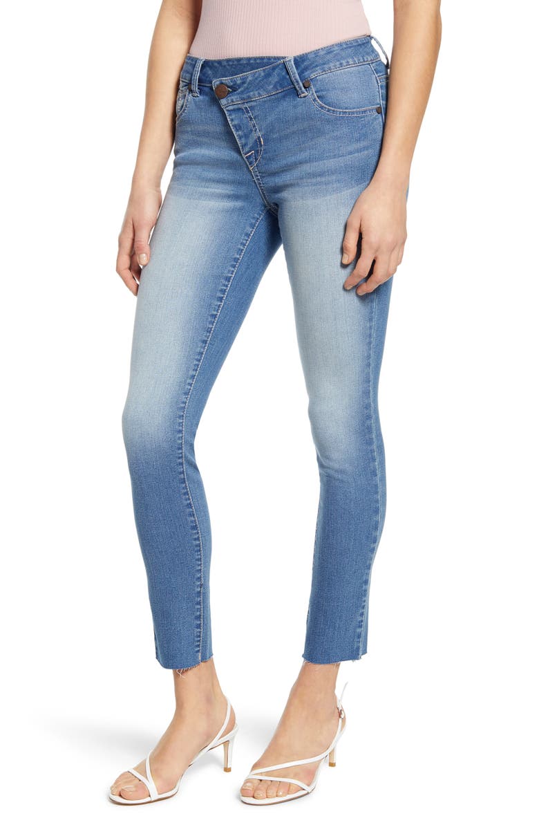 1822 Denim Asymmetrical Waist Ankle Slim Jeans (Jane) | Nordstrom