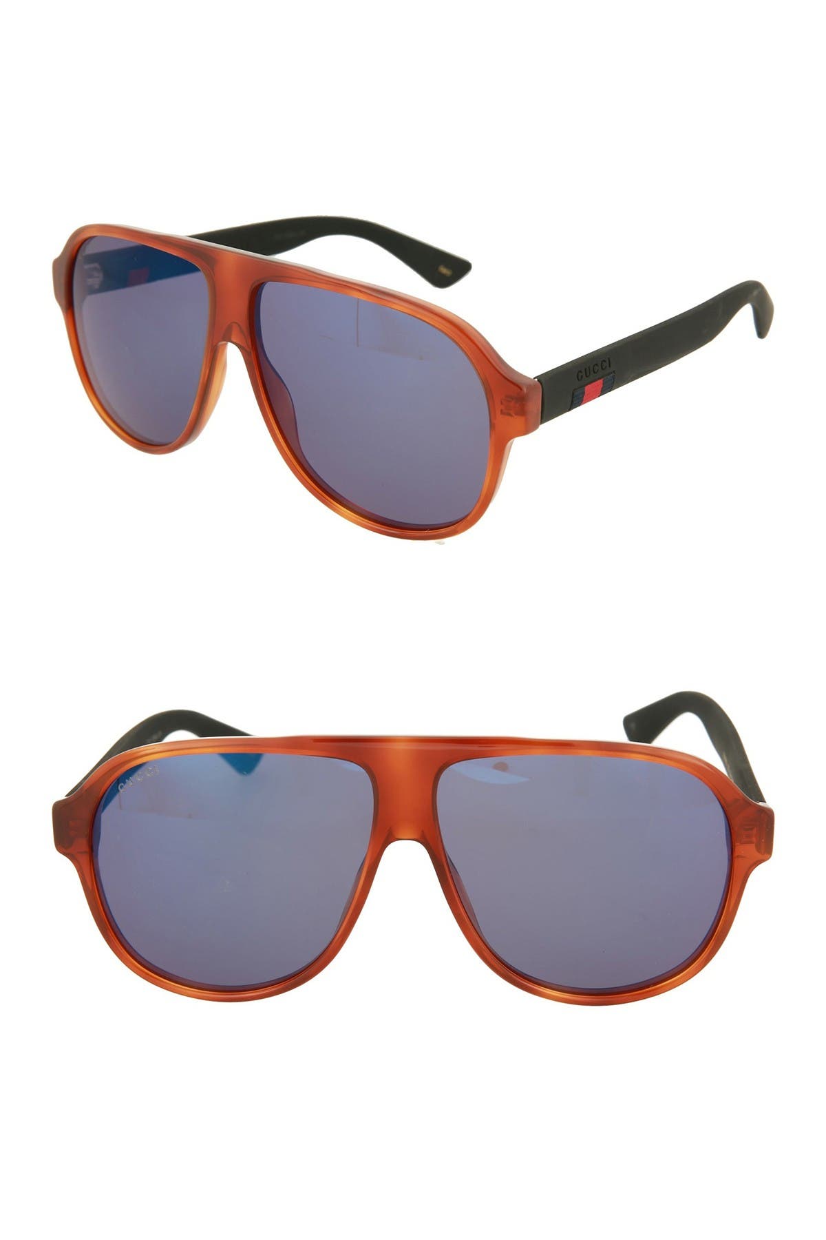 gucci 59mm shield sunglasses