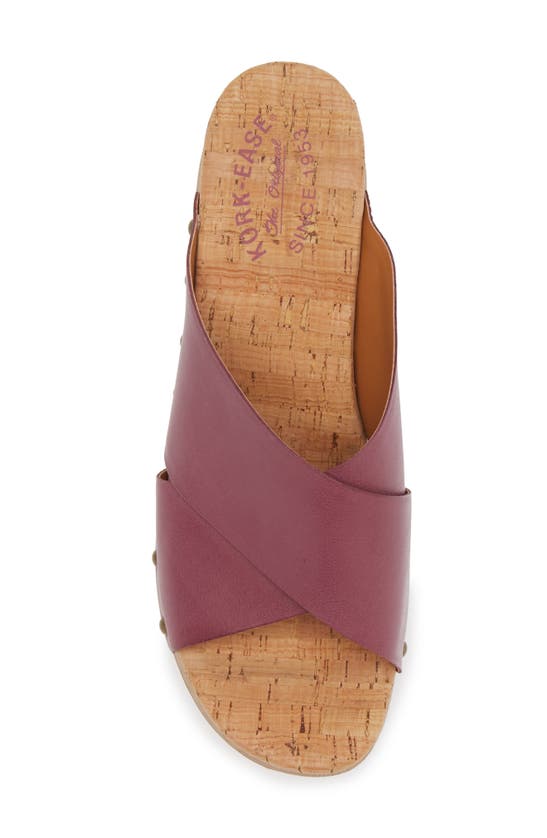 Shop Kork-ease ® Tatum Slide Sandal In Purple Leather