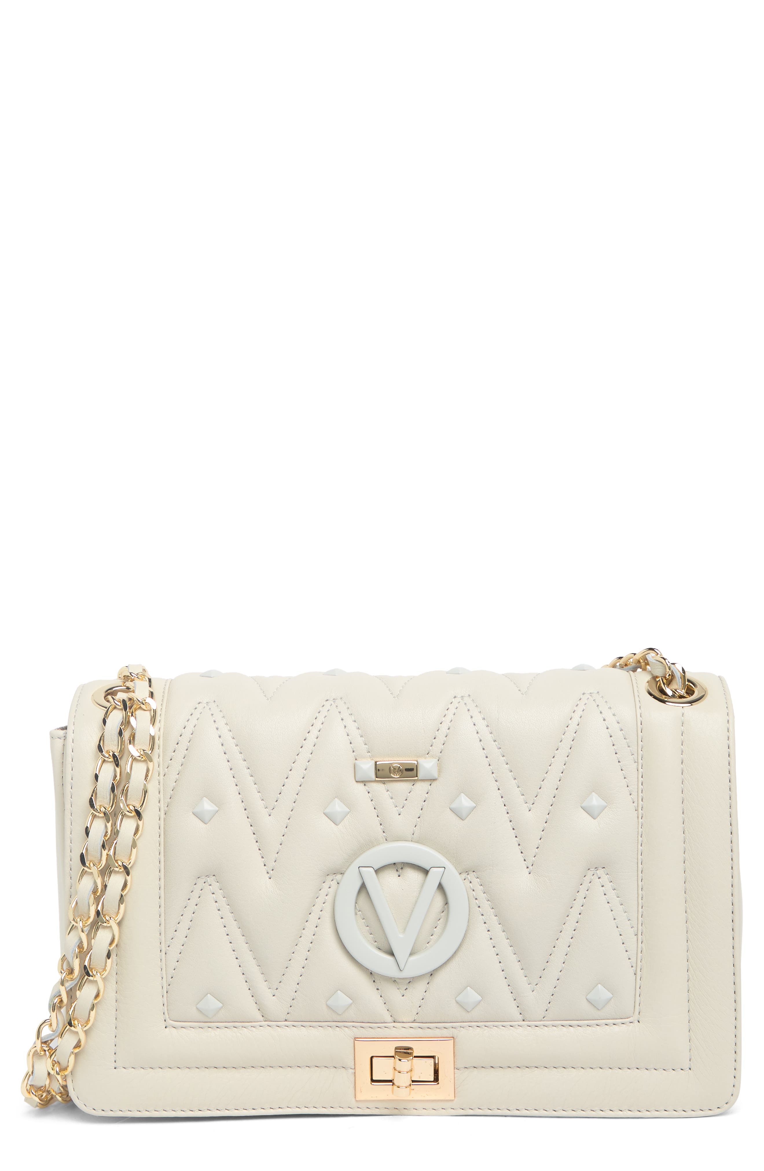 valentino alice studded shoulder bag