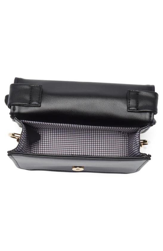 Shop Nanette Lepore Bow Top Handle Crossbody Bag In Black