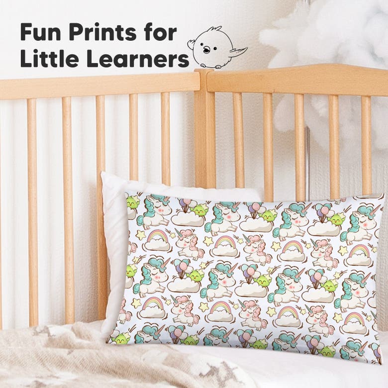 Shop Keababies Printed Toddler Pillowcase 13x18" In Unicorn Dreams