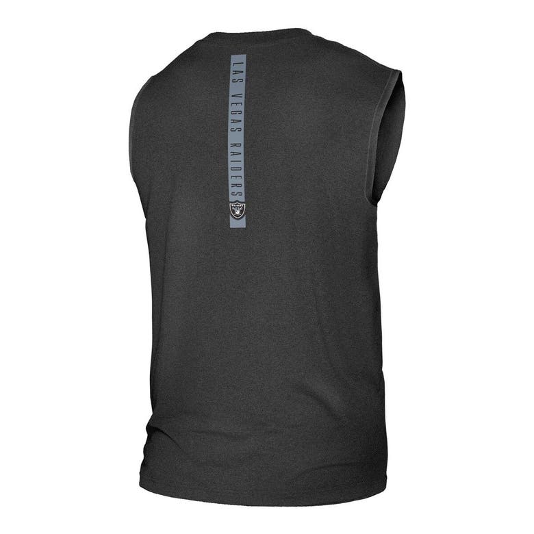 NEW ERA NEW ERA BLACK LAS VEGAS RAIDERS TEAM MUSCLE TANK TOP