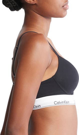 Calvin Klein Underwear Medium Coverage Underwired Heavily Padded Plunge Bra  QF7220P7A