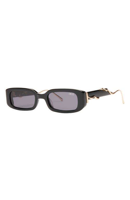 DEZI DEZI LIL DRIPPY 49MM RECTANGULAR SUNGLASSES