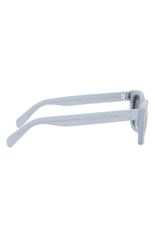 Celine Bold 3 Dots 50mm Square Sunglasses In Grey/other/smoke