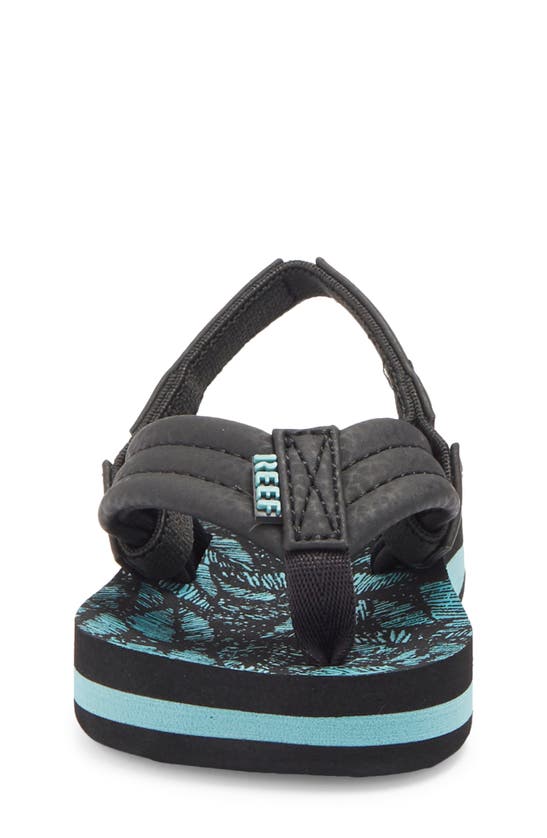 Reef Kids' Little Ahi Flip Flop In Aquifer Palm