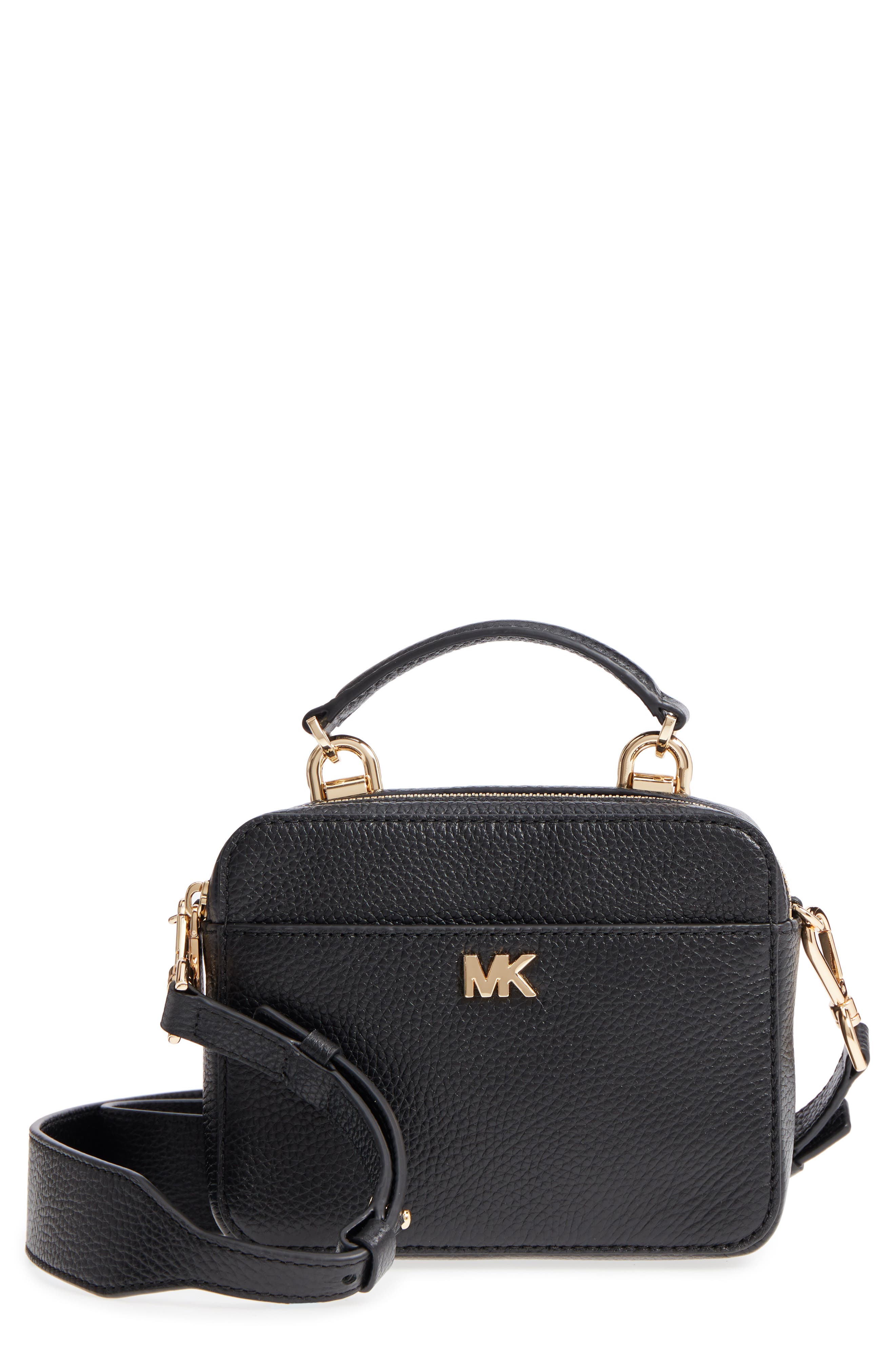 michael kors mott mini pebbled leather crossbody