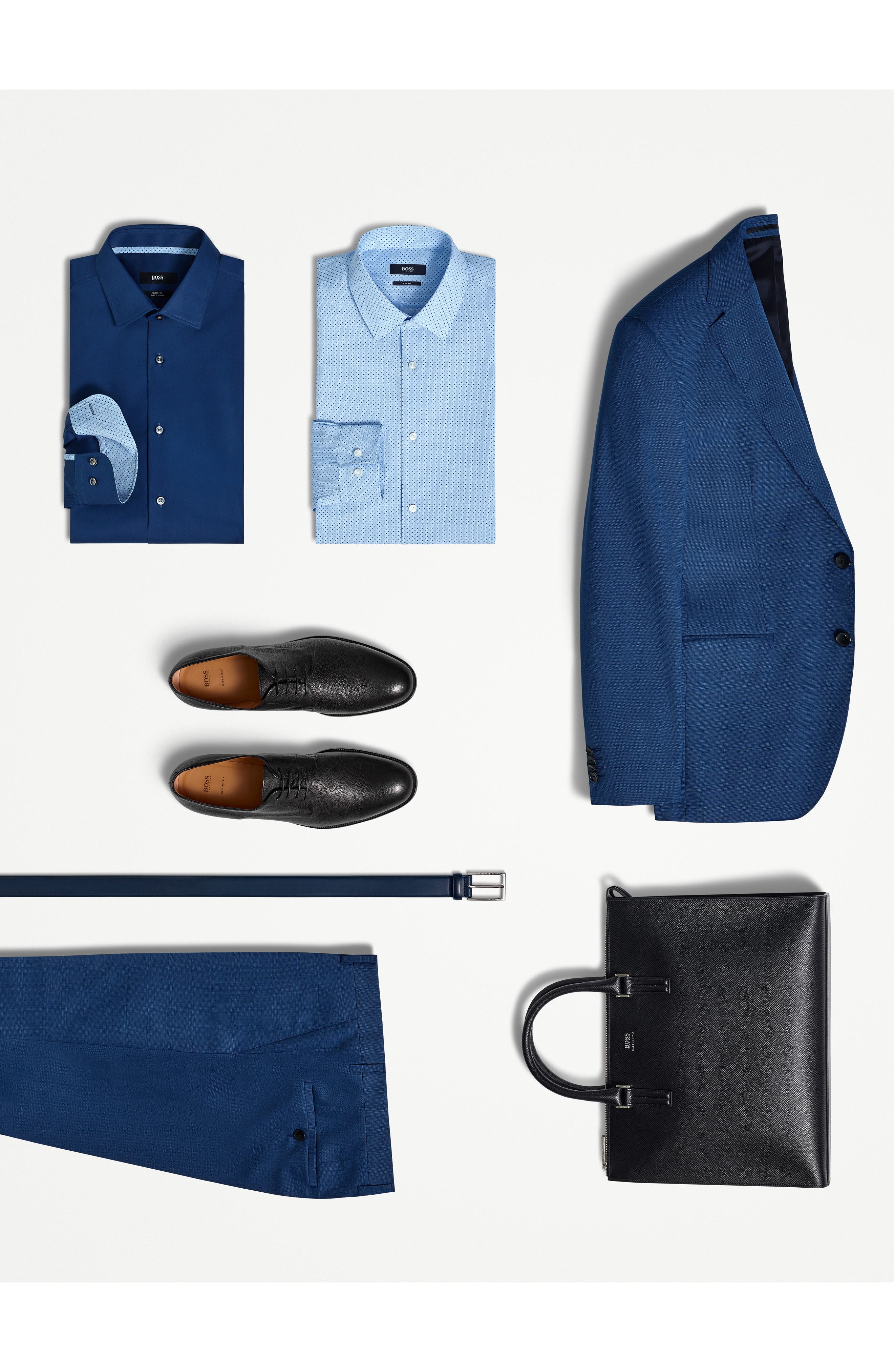 boss slim fit easy iron