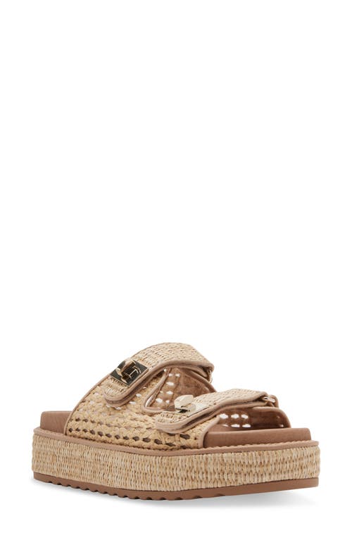 STEVE MADDEN STEVE MADDEN BIGSCHMONA PLATFORM SLIDE SANDAL 