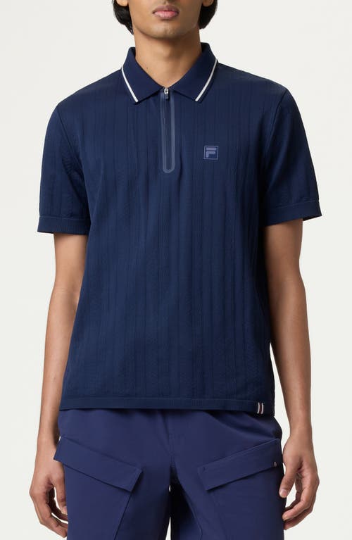 FILA FILA CHALLENGER QUARTER ZIP POLO 