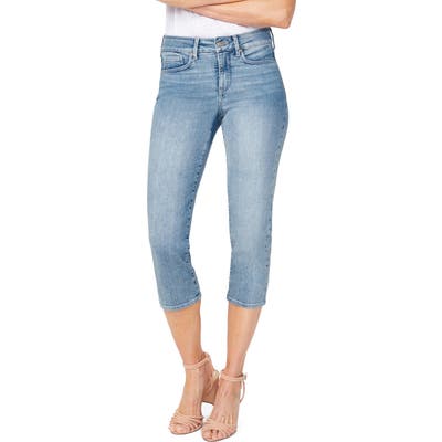 Nydj Capri Straight Leg Jeans, Blue