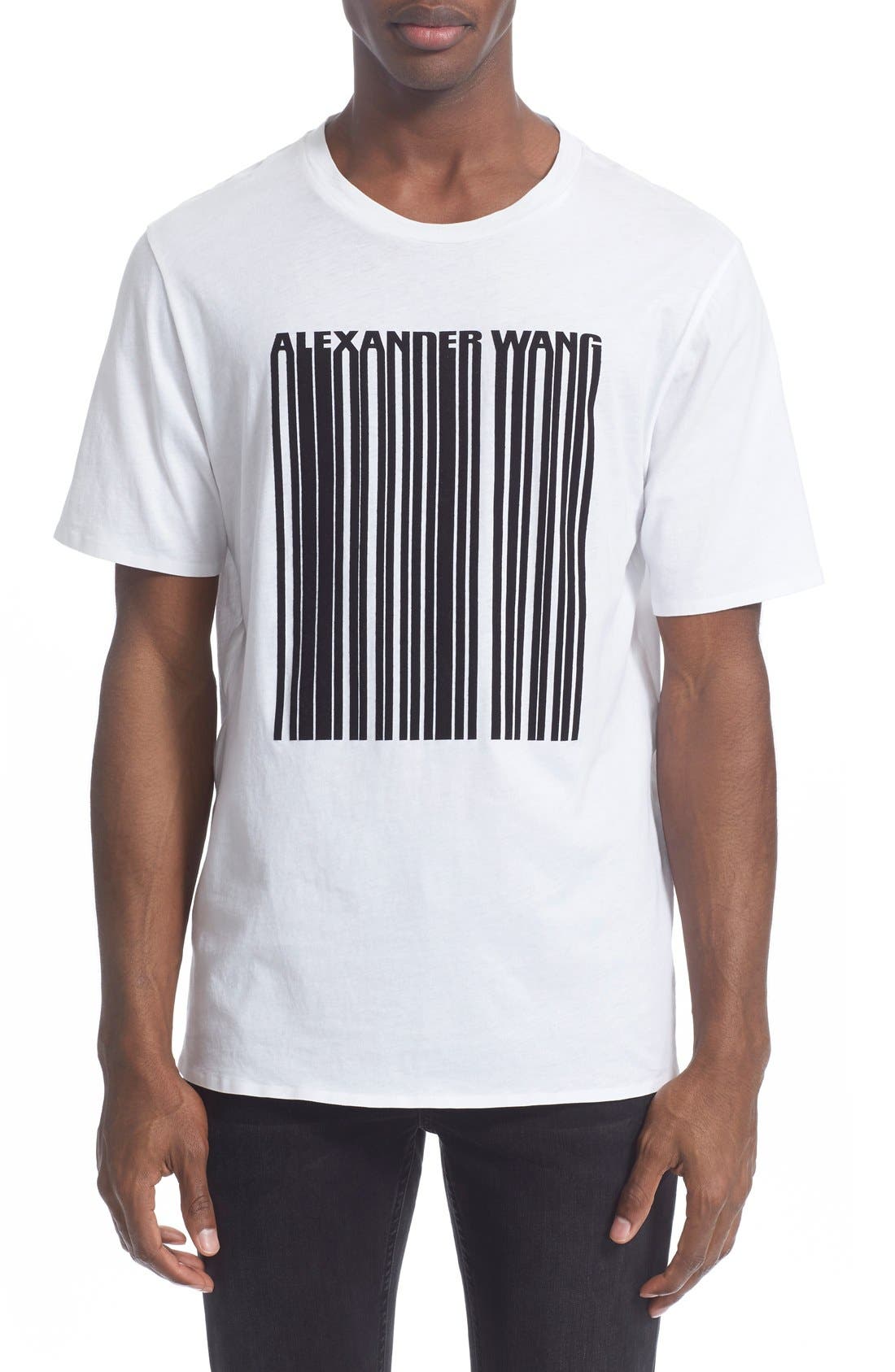 alexander wang barcode sweatshirt