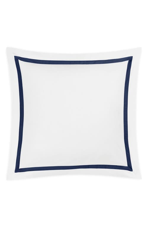 Matouk Lowell Egyptian Cotton Euro Sham in Navy at Nordstrom