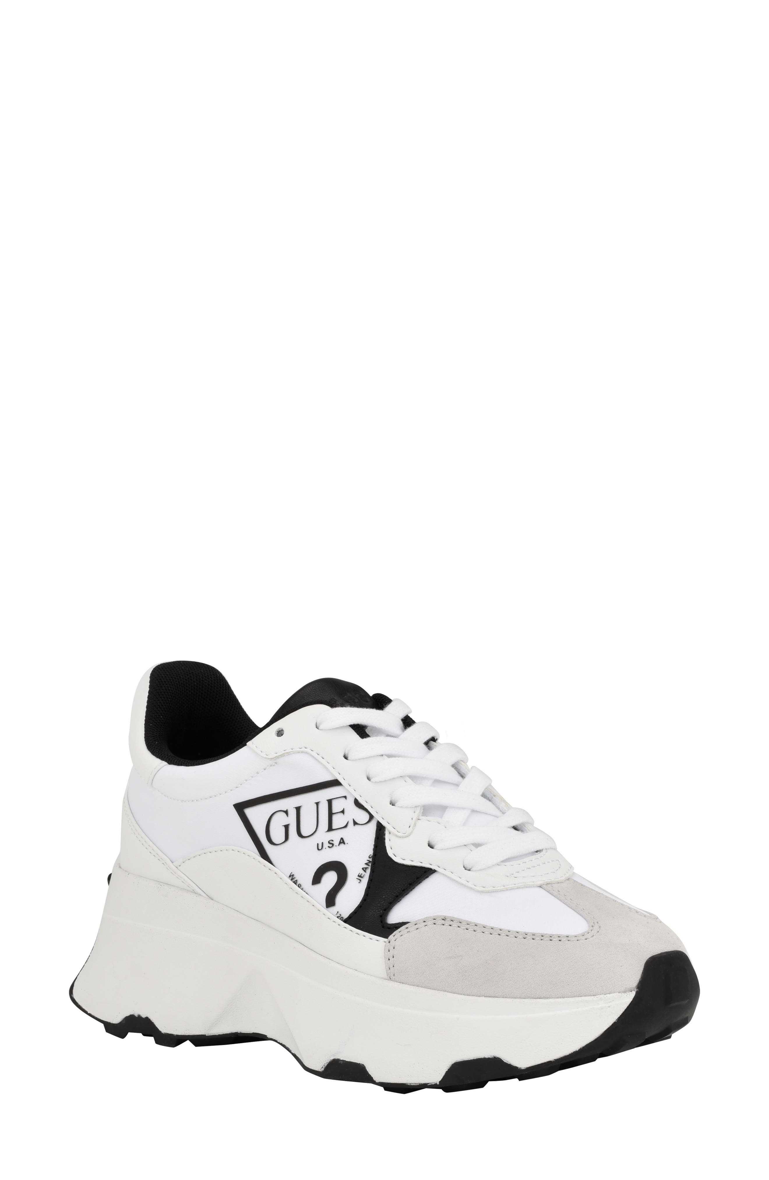 GUESS Calebb Sneaker Dames - Zwart, Maat 39 EU