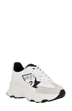 GUESS Calebb Sneaker Dames - Zwart, Maat 39 EU