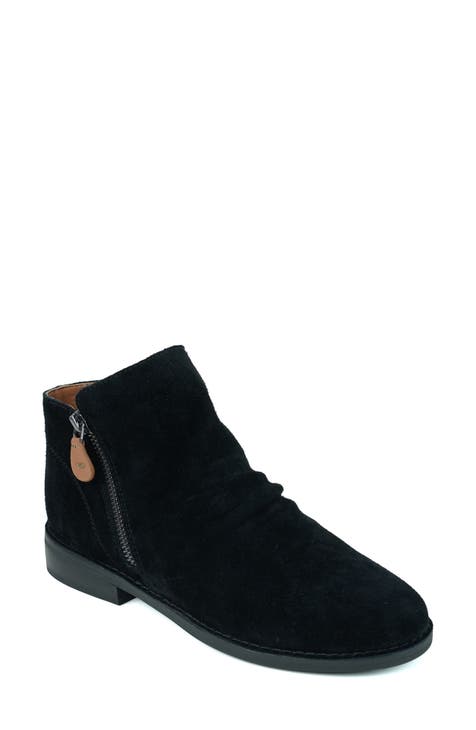 Gentle Souls Blaise Black purchases Suede Wedge Booties 7