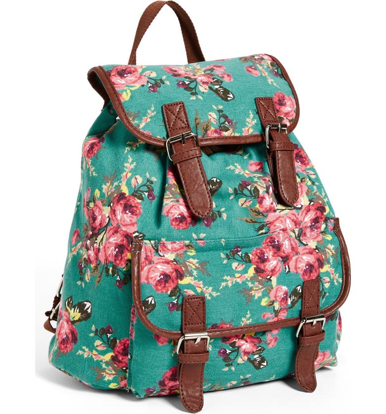 Amici Accessories Floral Canvas Backpack (Juniors) (Online Only ...