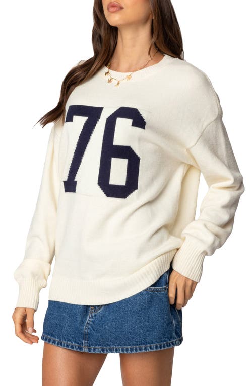 Edikted 76 Sweater In Cream