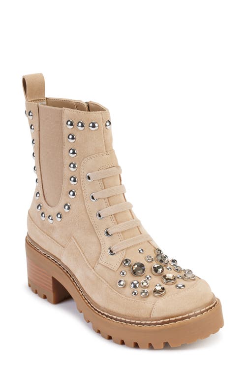 Karl Lagerfeld Paris Breck Studded Bootie Taupe at Nordstrom,
