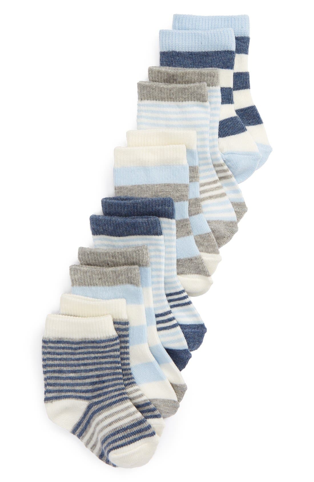 Nordstrom Baby Socks (6Pack) (Baby Boys) Nordstrom