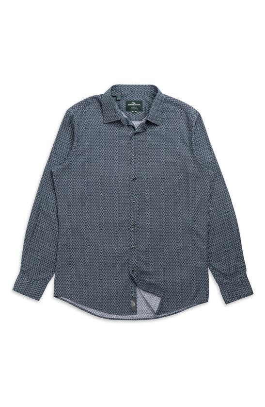 Shop Rodd & Gunn Stanaway Sports Fit Button-up Shirt In Midnight