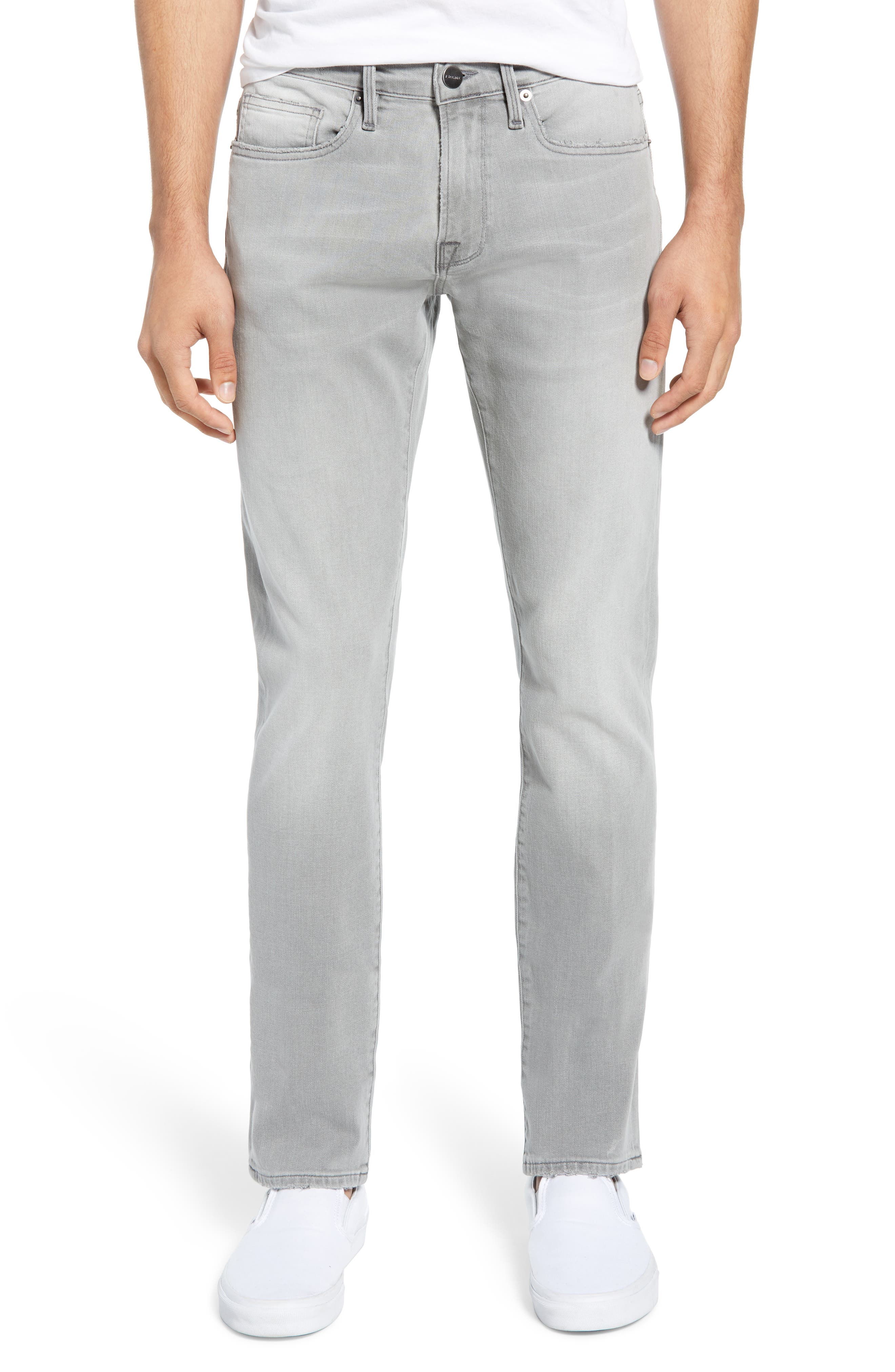 light gray jeans