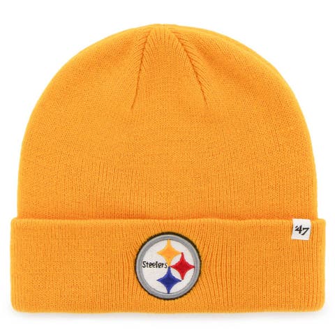 Infant Pittsburgh Steelers New Era White Cutie Cuffed Knit Hat