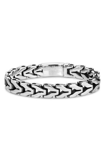 Eye Candy Los Angeles Adam Chain Bracelet In Silver