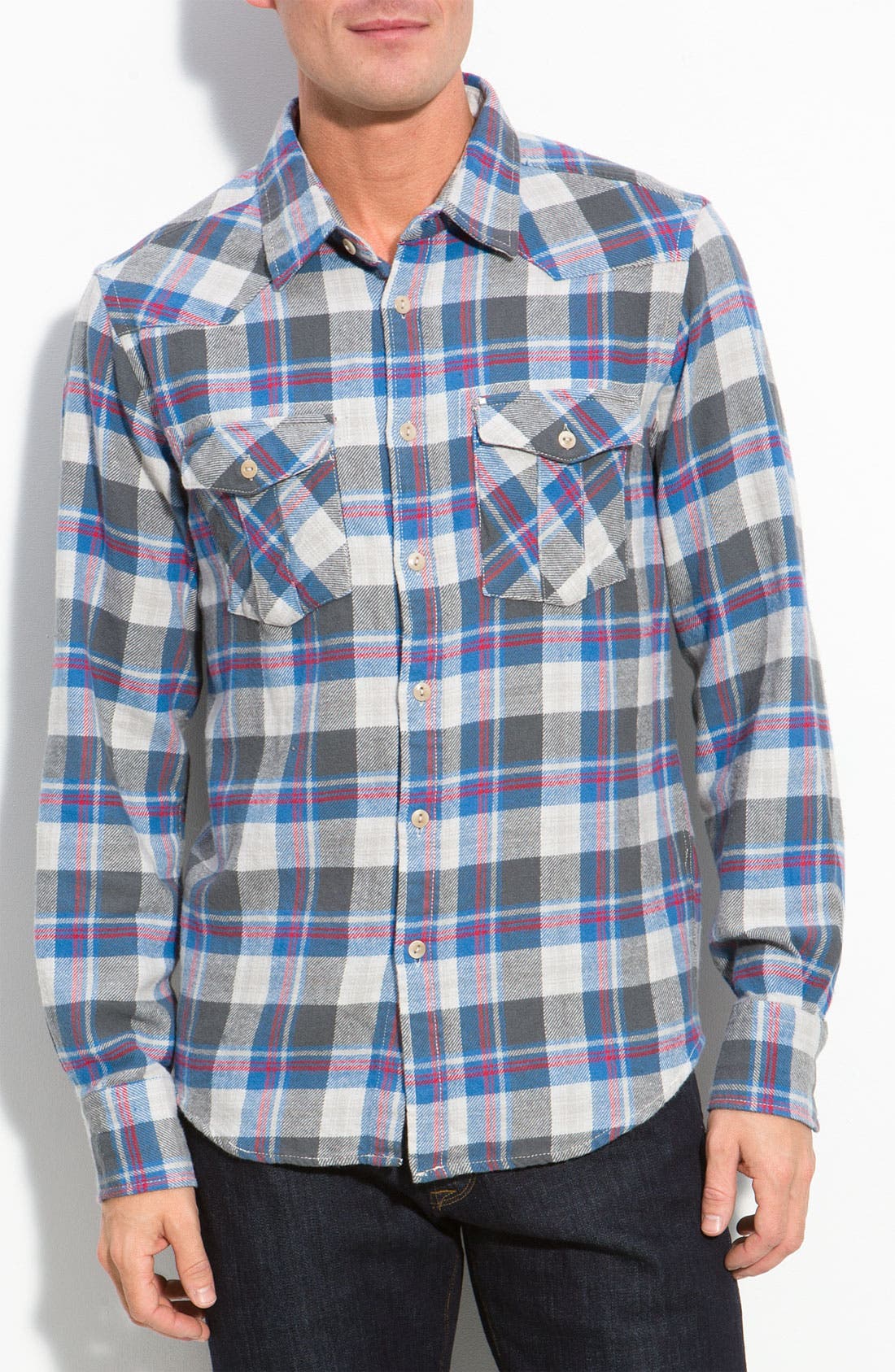 Just A Cheap Shirt Long Sleeve Flannel Shirt Nordstrom