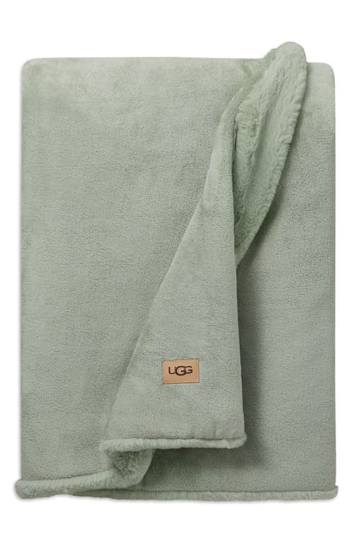 UGG R Coastline Plush Throw Blanket in Desert Sage Shop and