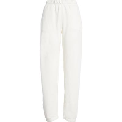 Entireworld French Terry Sweatpants, White (Nordstrom Exclusive)