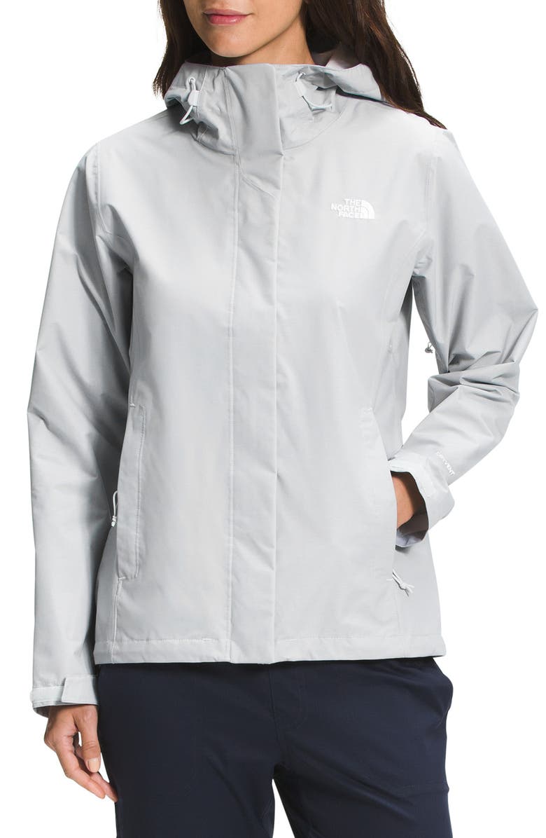 THE NORTH FACE Venture 2 Waterproof Jacket, Main, color, LIGHT GREY HEATHER