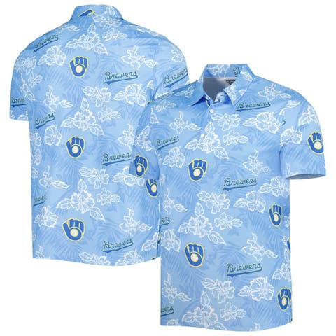 Reyn Spooner Astros Cooperstown Puamana Print Polo - Men's