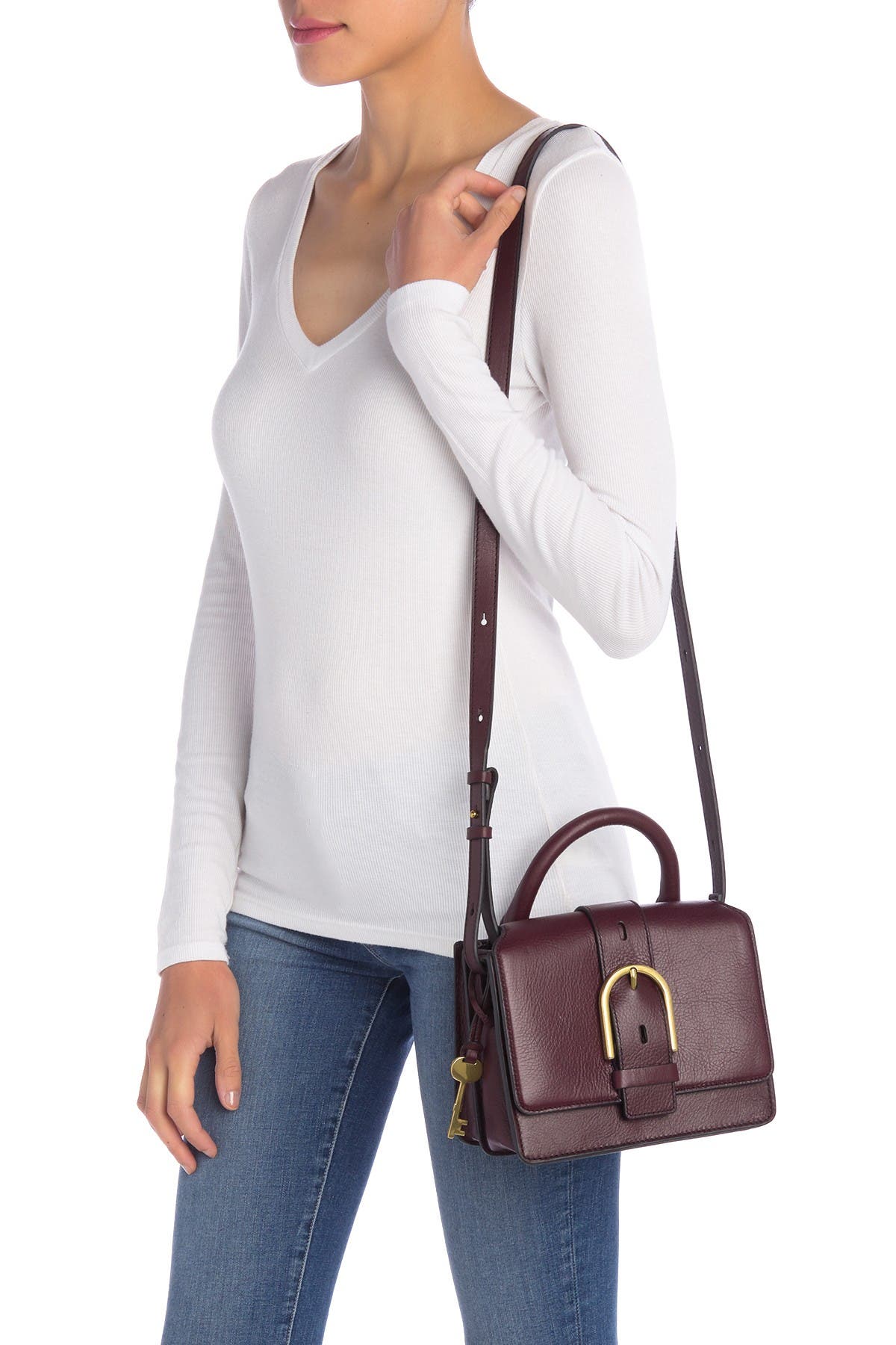 Fossil wiley top online handle