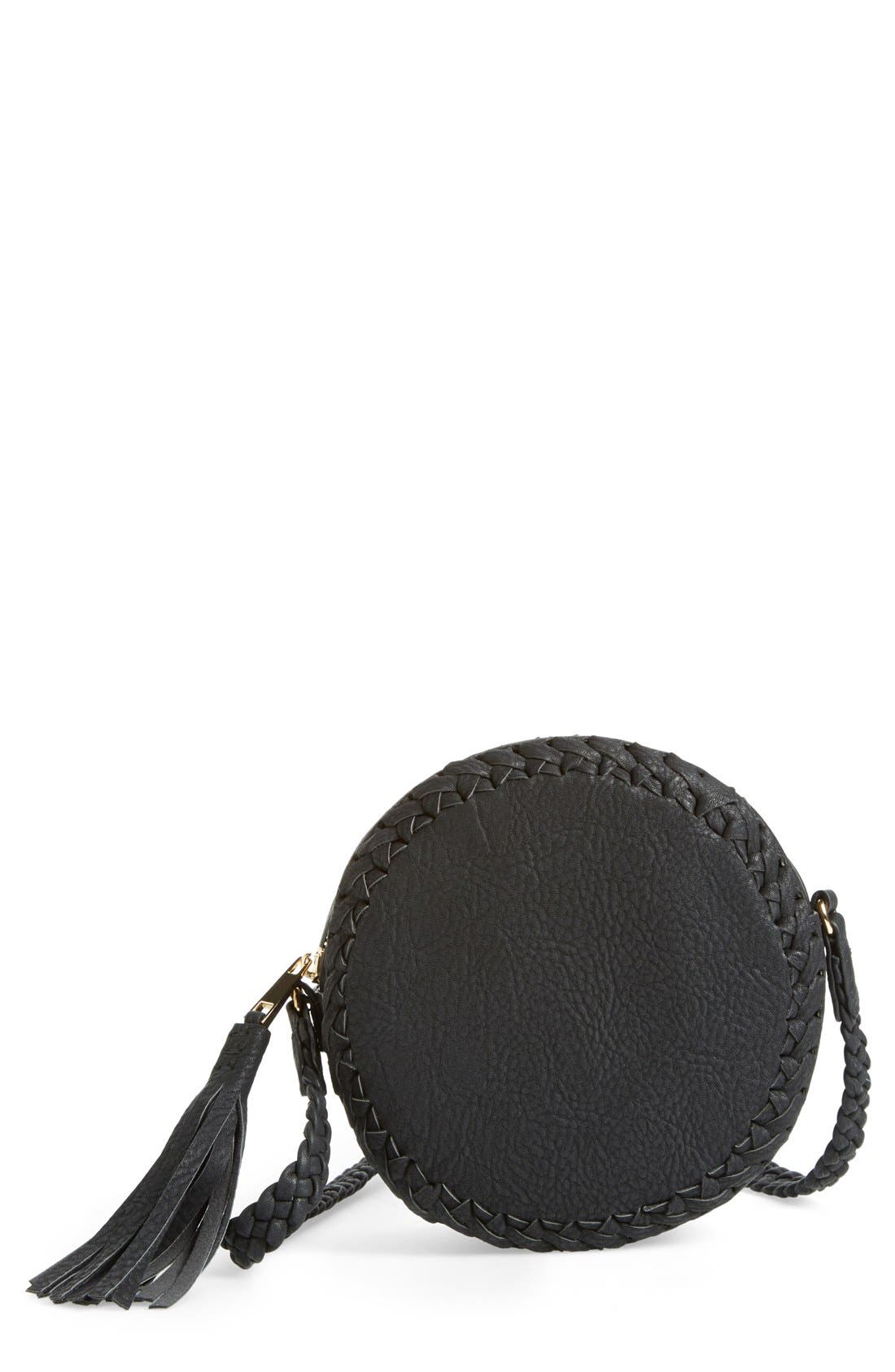 Big Buddha Faux Leather Round Crossbody Bag Nordstrom