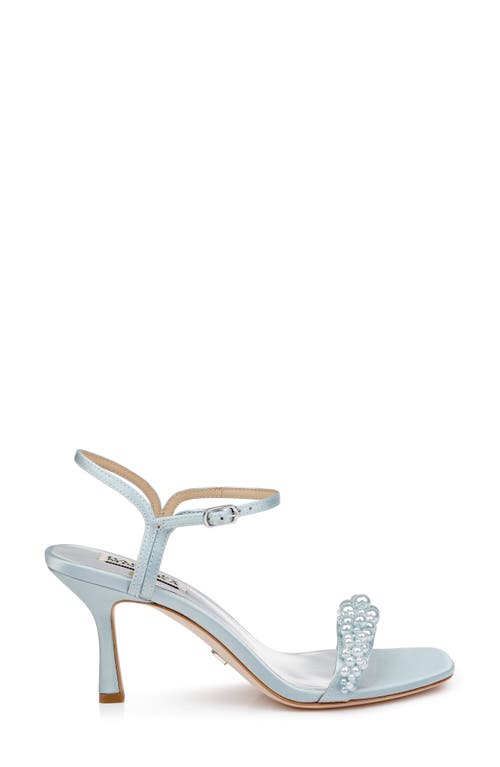 BADGLEY MISCHKA BADGLEY MISCHKA COLLECTION CAITLYN METALLIC SATIN SANDAL