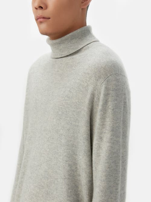 Shop Gobi Cashmere Turtle Neck In Dawn Blue