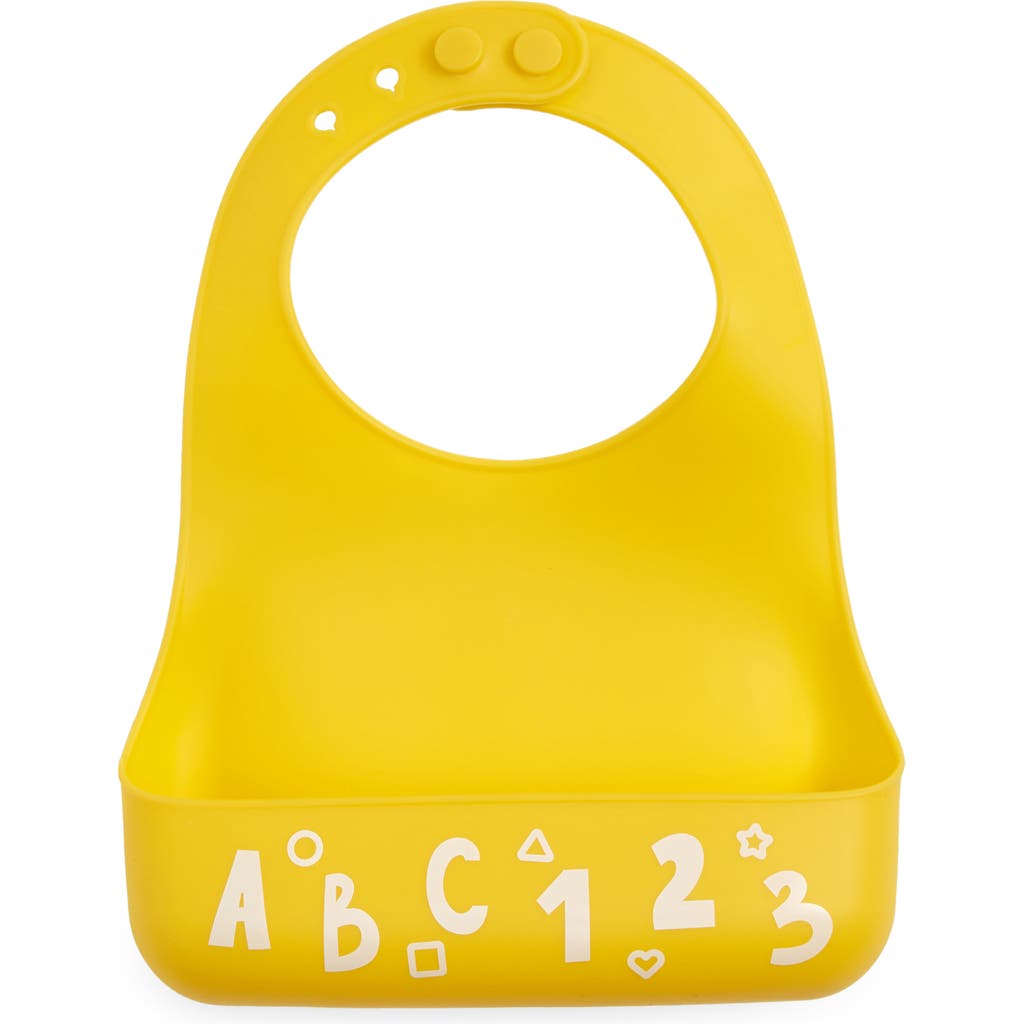 Bella Tunno Alphabet Fun Little Bites Bib In Yellow
