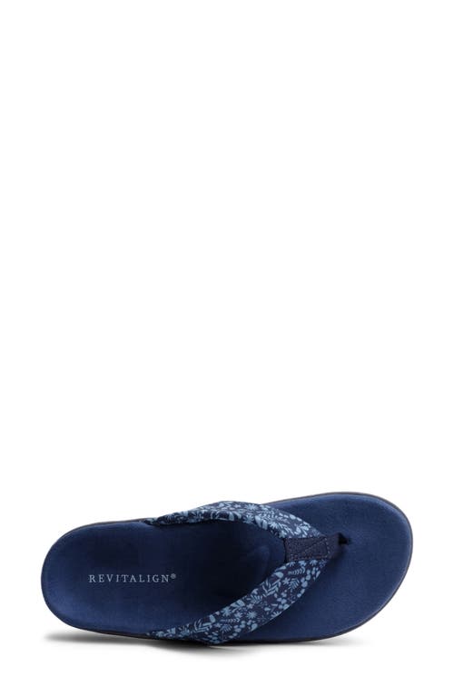 Revitalign Euphoria Flip Flop In Blue