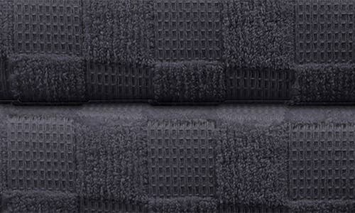 Brooks Brothers Waffle Terry 16-piece Turkish Cotton Towel Set In Anthracite
