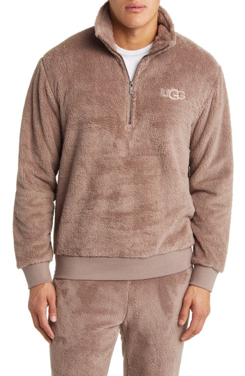 UGG(r) Men's Zeke Fleece Half Zip Pullover in Allspice