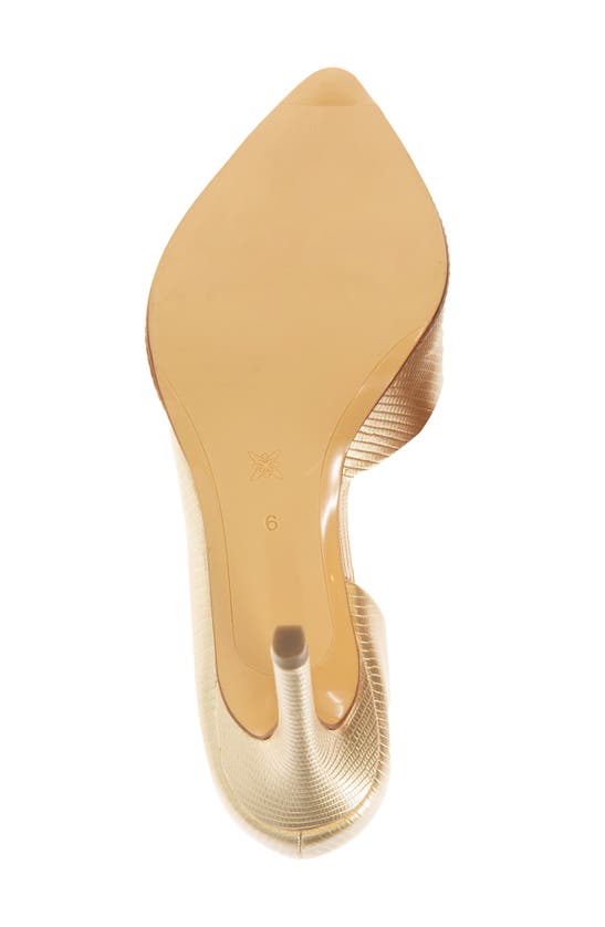 Bcbgeneration Harnoy Half D'orsay Pointed Toe Pump In Platino