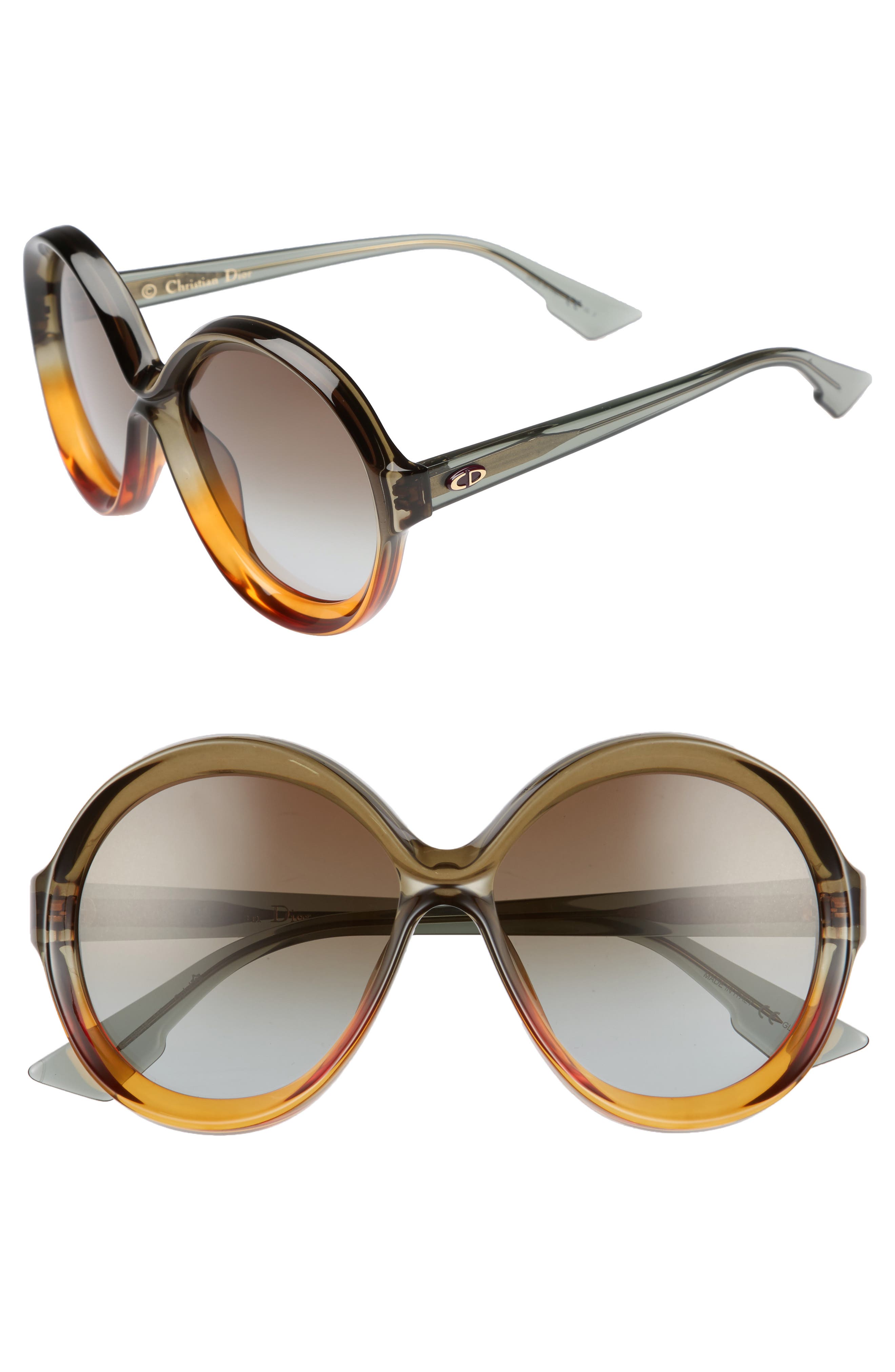 Dior Bianca Round Sunglasses Sunglasses In 0lgp-ha