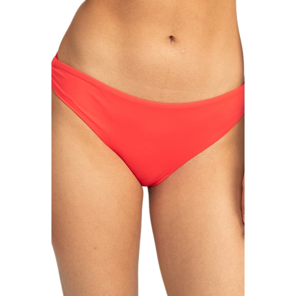 Roxy Beach Classics Hipster Bikini Bottoms In Hibiscus