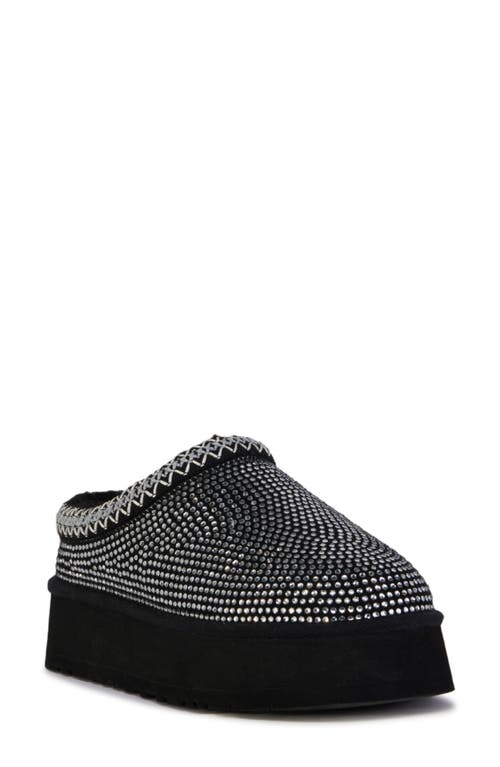 Azalea Wang Daviat Studded Platform Slipper In Black